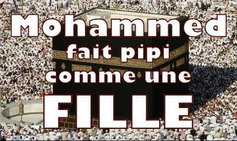 Mohammed urinait comme une fille